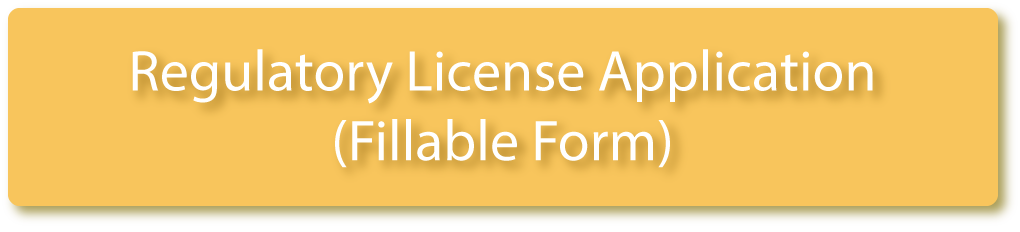Regulatory License Application Fillable Form