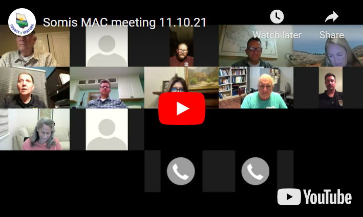 Somis Municipal Advisory Council Meeting November 10, 2021