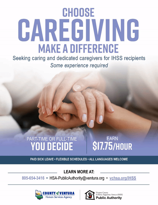 Choose caregiving, make a difference flyer